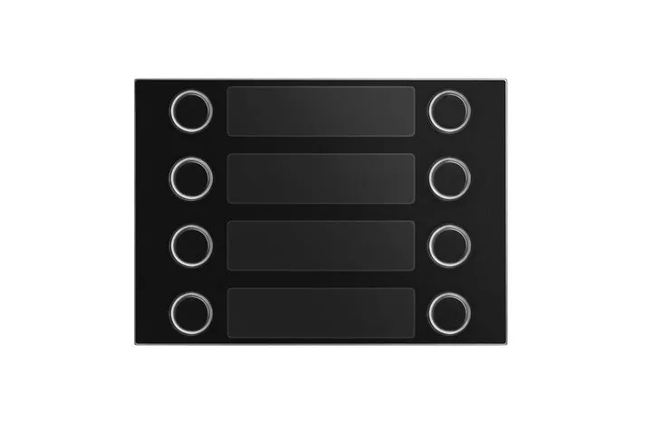 URMET 1168/28 - Frontalino Alpha 8 Tasti Su 2 File