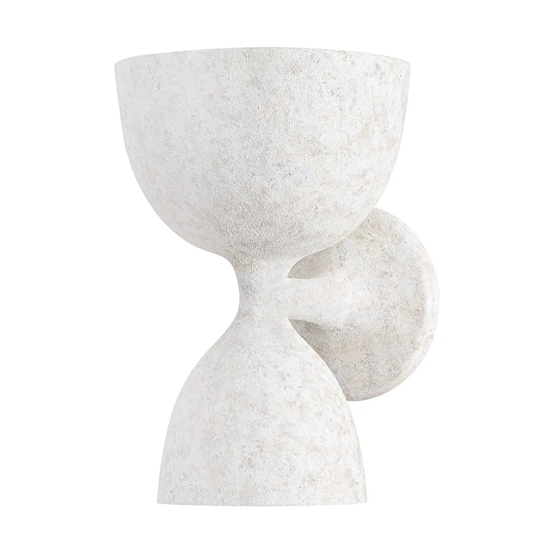 Waucoba - Applique murale en pierre blanche, style antique