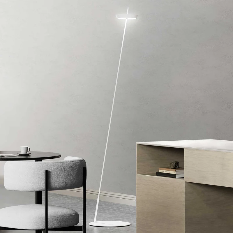 Mahina - Lampadaire LED sans fil en acier, style minimaliste