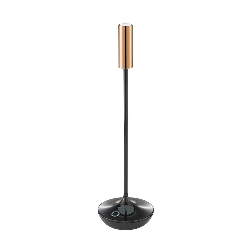 Nucandle - Lampe à poser LED sans fil IP54 en acier, style minimaliste