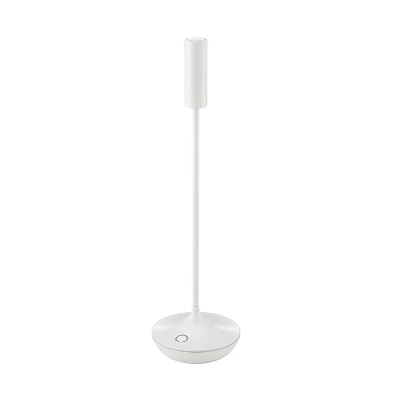 Nucandle - Lampe à poser LED sans fil IP54 en acier, style minimaliste
