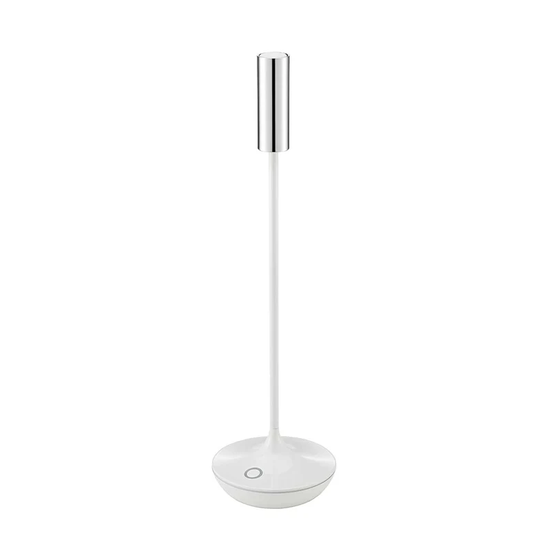 Nucandle - Lampe à poser LED sans fil IP54 en acier, style minimaliste