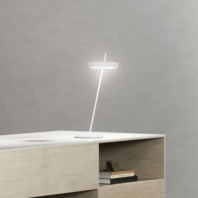 Mahina - Lampe à poser LED sans fil en acier, style vintage