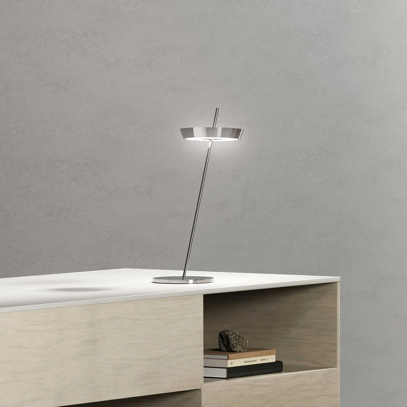 Mahina - Lampe à poser LED sans fil en acier, style vintage