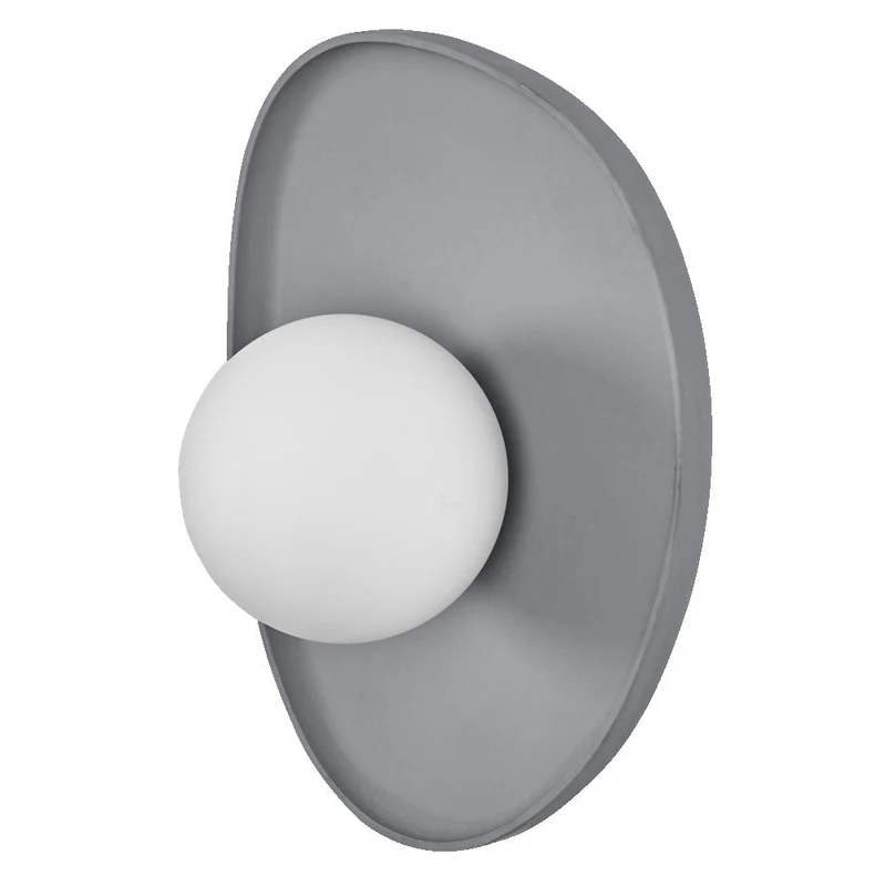 OSRAM DECOR Concrete Nest Applique da parete grigia, G9