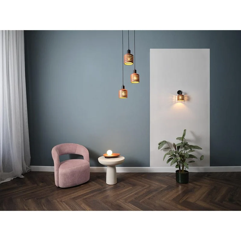 OSRAM DECOR Clay Windows lampada da parete marrone, E27