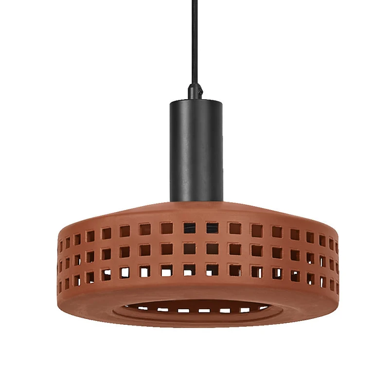 OSRAM DECOR Lampada a sospensione Clay Windows Marrone, E27