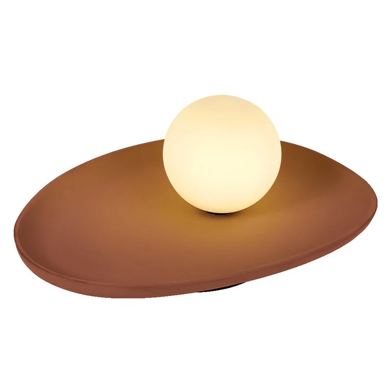 OSRAM DECOR Nido di Argilla Lampada da Tavolo 1xG9 Marrone