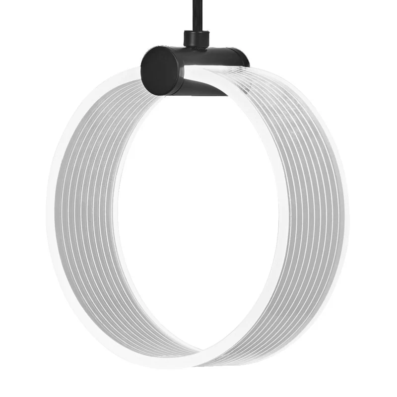 OSRAM DECOR Lampada a sospensione Circle, 3 pendenti, 8W, Click CCT Nero