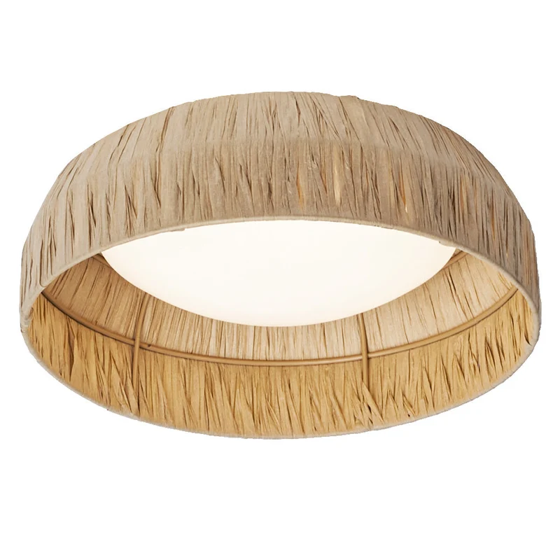OSRAM DECOR Lampada a soffitto in carta di bambù marrone, 300mm, 12W