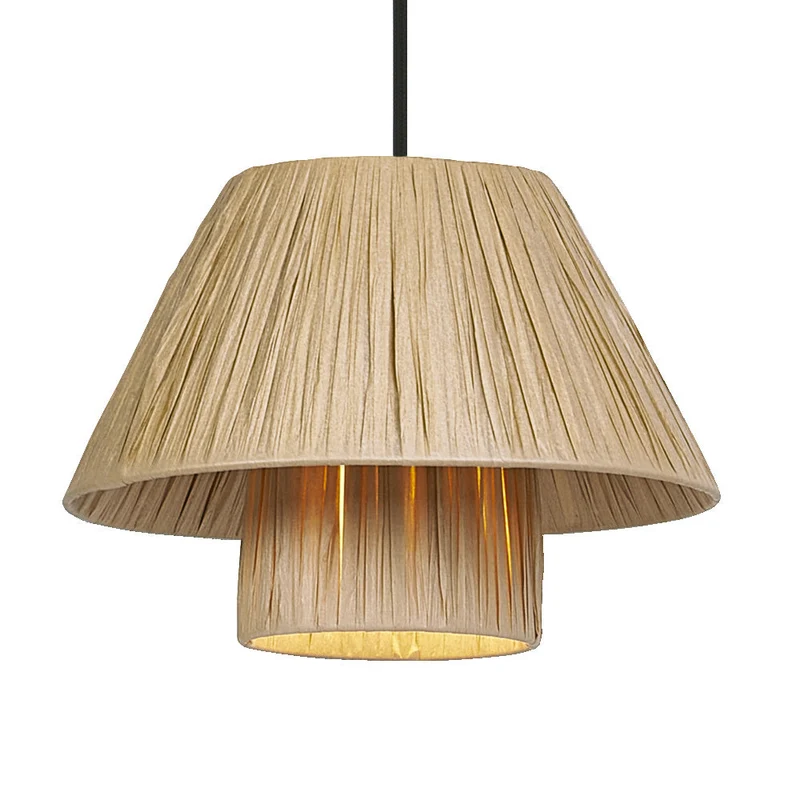 OSRAM DECOR Lampada a sospensione in carta di bambù marrone, 280mm, E27