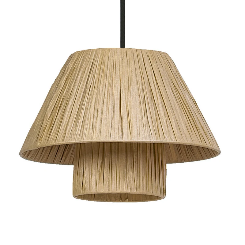 OSRAM DECOR Lampada a sospensione in carta di bambù marrone, 280mm, E27