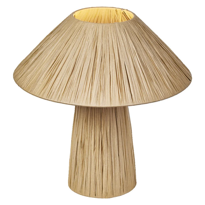 OSRAM DECOR Capanna di Carta di Bambù Lampada da Tavolo 1xE27 Marrone