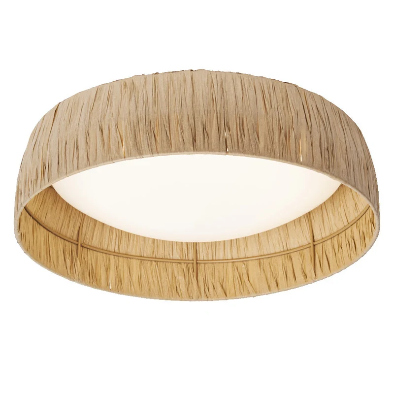 OSRAM DECOR Lampada a soffitto in carta di bambù marrone, 400mm, 18W