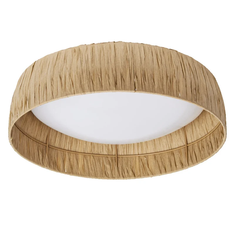 OSRAM DECOR Lampada a soffitto in carta di bambù marrone, 400mm, 18W