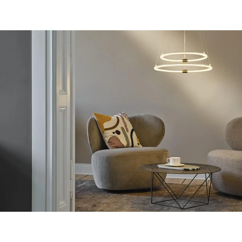 OSRAM DECOR Aura lampada a sospensione a 2 pezzi, 3000K, 21W, 2400lm, Click DIM