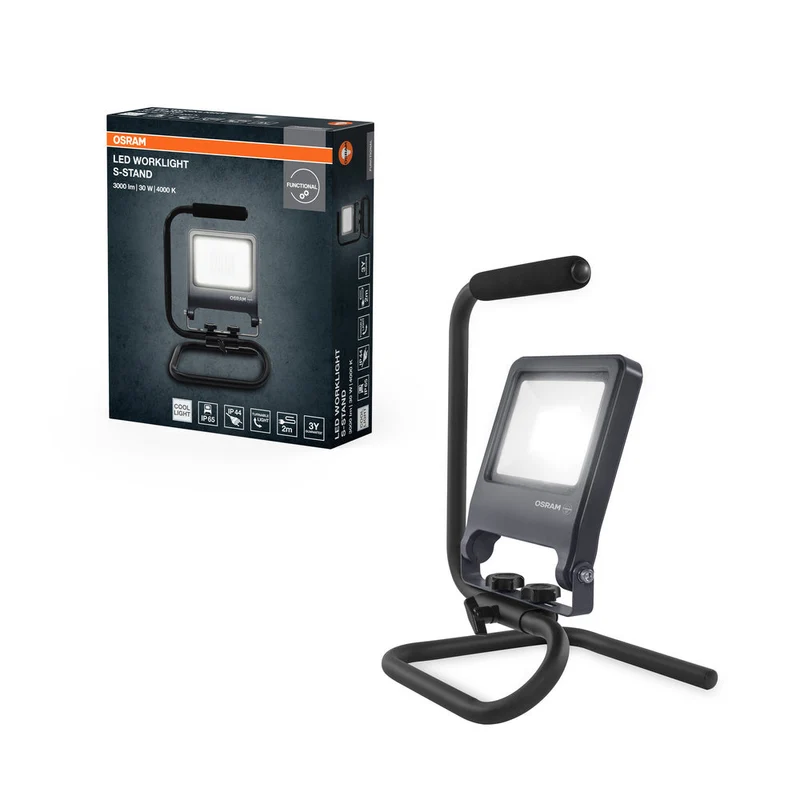 OSRAM LAMPADE DA LAVORO S-STAND Faretto 30 W/4000 K