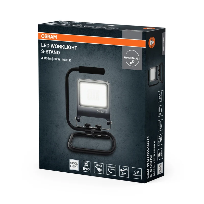 OSRAM LAMPADE DA LAVORO S-STAND Faretto 30 W/4000 K