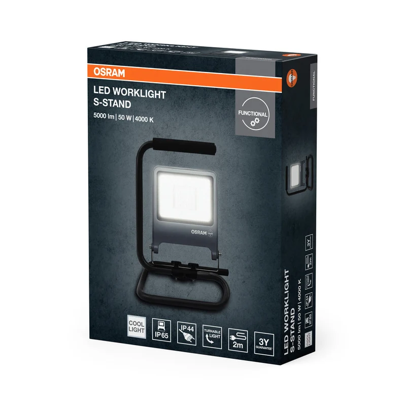 OSRAM Worklights faretto da cantiere LED mobile S-Stand 50W / 4000K