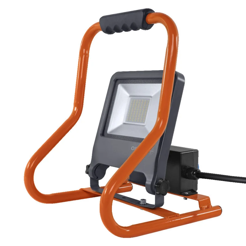OSRAM LAMPADE DA LAVORO R-STAND Faretto da cantiere, multipresa, (GEN 2) 50W, 4500lm, 4000K