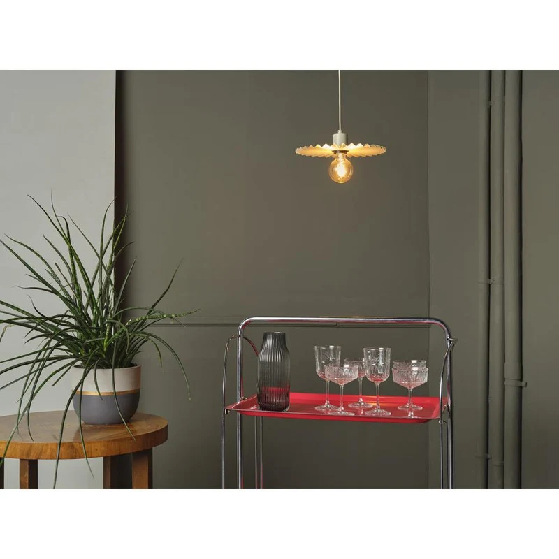 OSRAM DECOR Plisse Lampada a sospensione Pendelleuchte E27 Beige