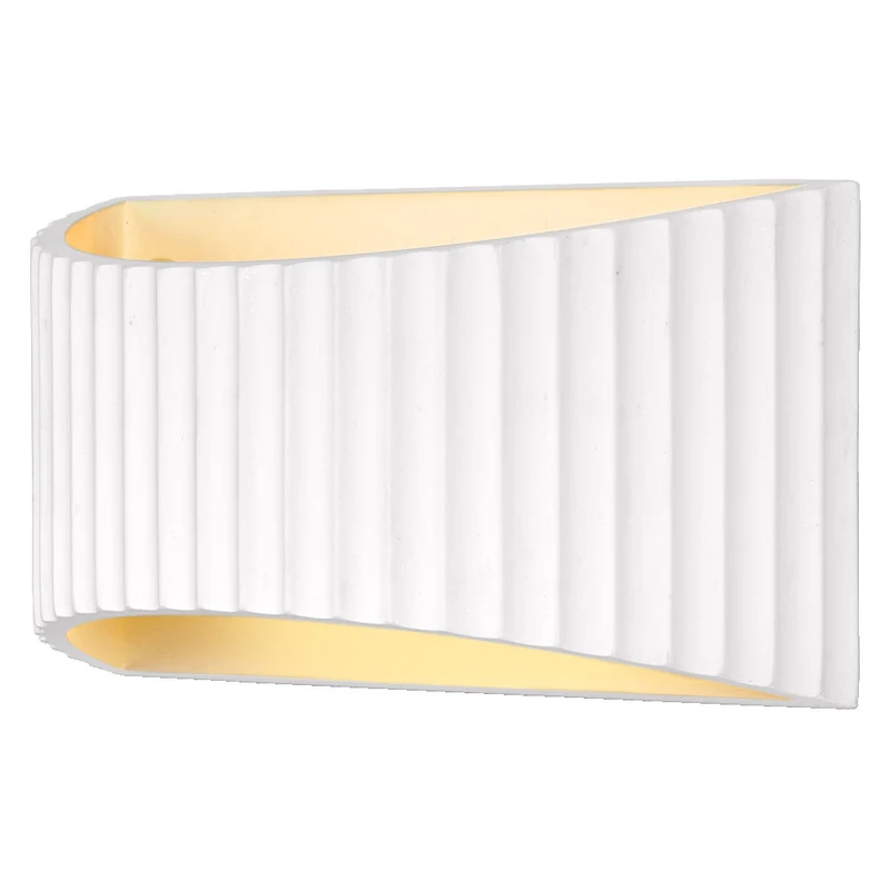 OSRAM DECOR fascia in gesso lampada da parete piatta Wandleuchte 290 1xE27 bianco