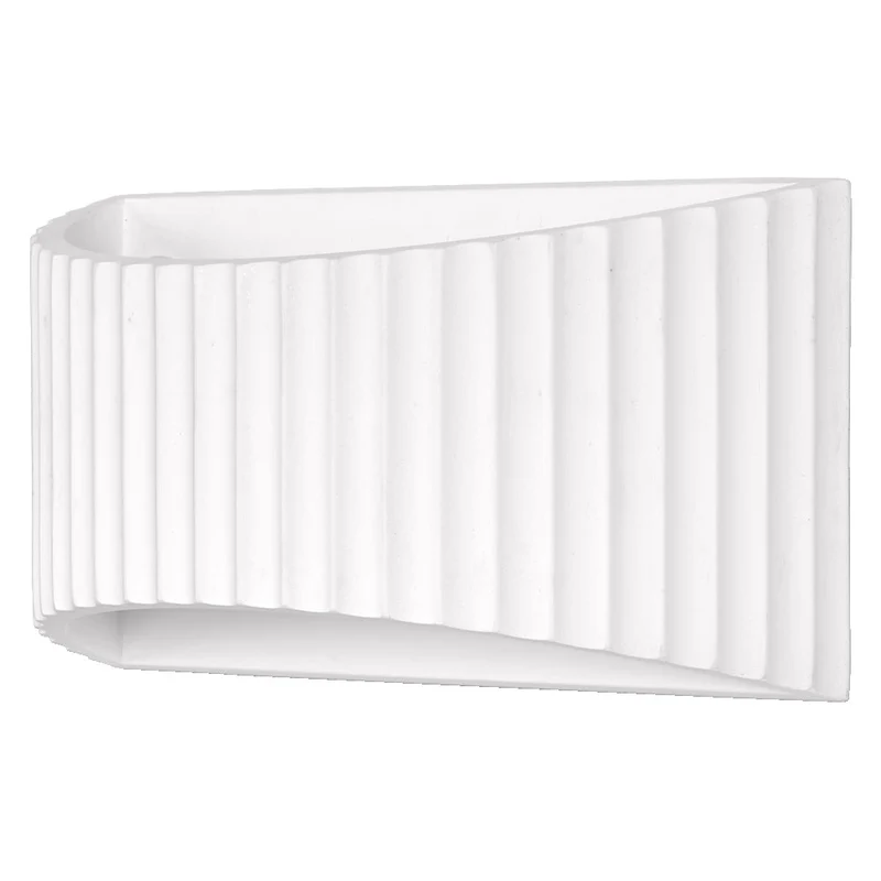 OSRAM DECOR fascia in gesso lampada da parete piatta Wandleuchte 290 1xE27 bianco