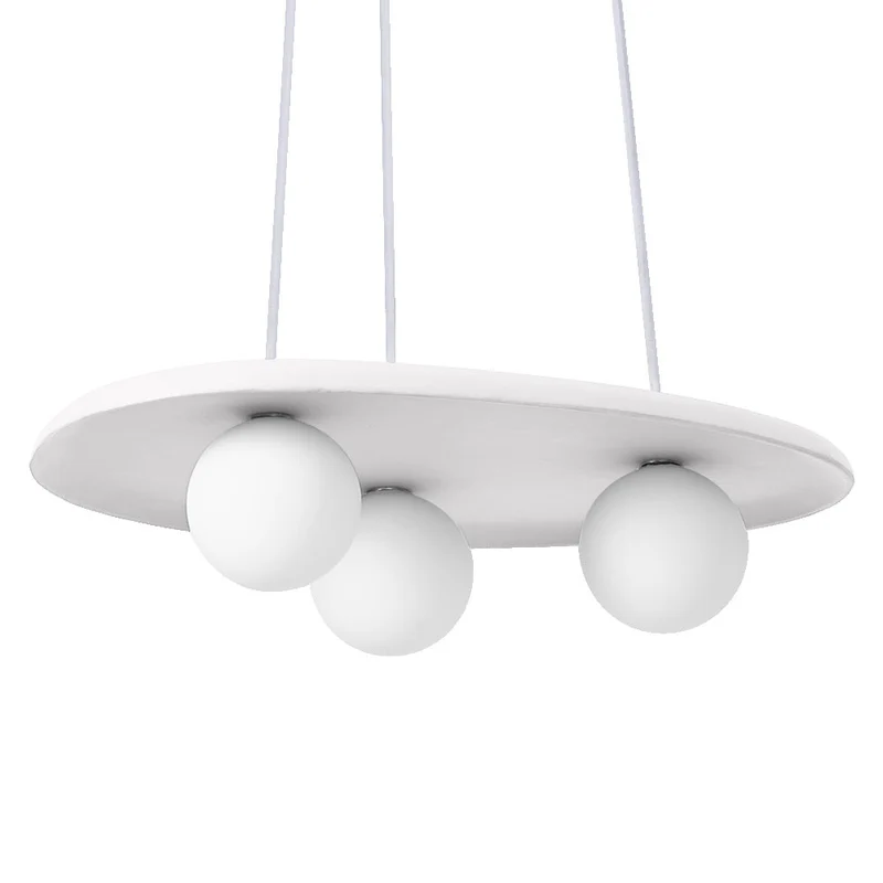 OSRAM DECOR Lampada a sospensione Nido di Gesso 3xG9 Bianco