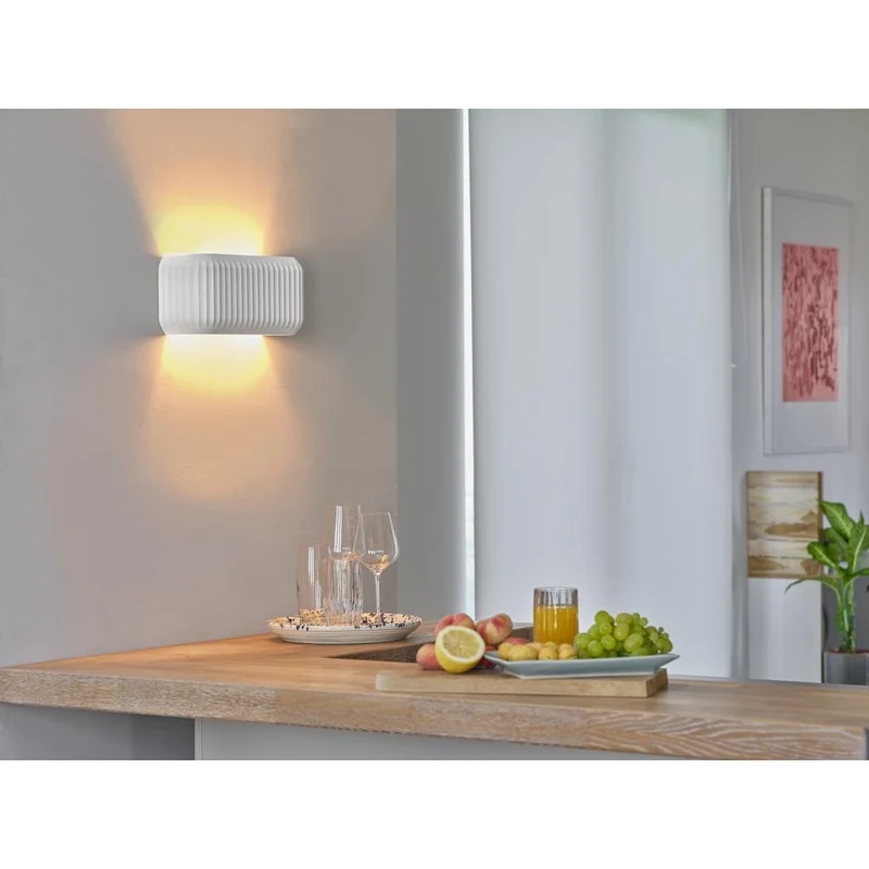 OSRAM DECOR Plaster Routes Applique da parete 330 2xE27 Bianco