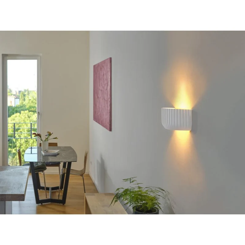 OSRAM DECOR Plaster Routes Applique da parete Up 310 1xE27 Bianco