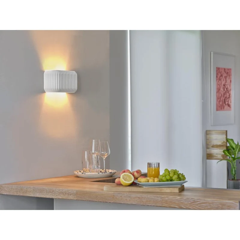 OSRAM DECOR Plaster Routes Applique da parete 250 1xE27 Bianco