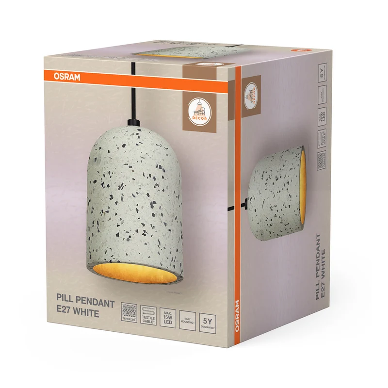 OSRAM DECOR Lampada a sospensione Pill 1xE27 Bianco