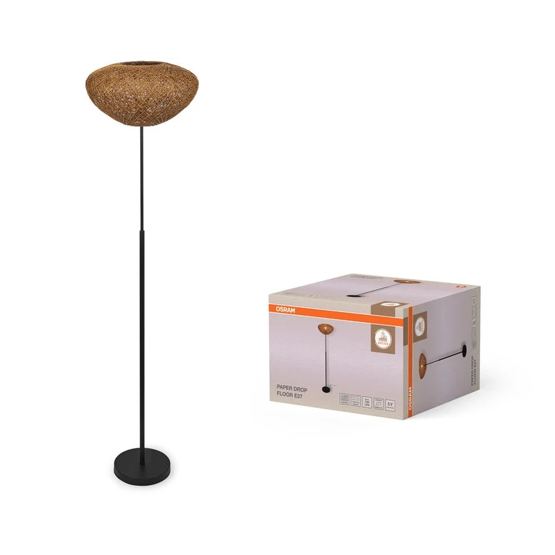OSRAM DECOR Lampada da terra Paper Drop 1xE27 Beige