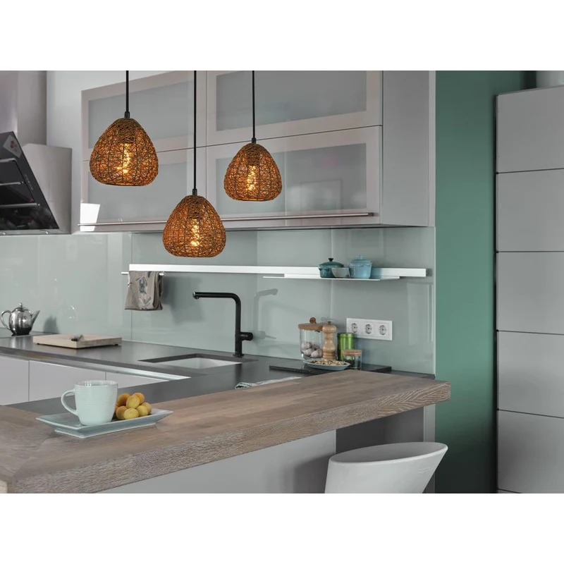OSRAM DECOR Lampada a sospensione Paper Drop Lineare 3xE27 Beige