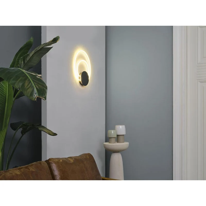 OSRAM DECOR Helios lampada da parete, 12W, 3000K, 960 lm, bianco caldo, Click Select