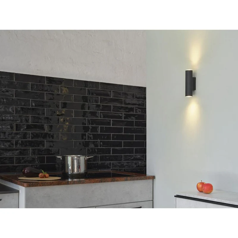 OSRAM DECOR Drums Applique da parete su e giù 2xGU10 Nero