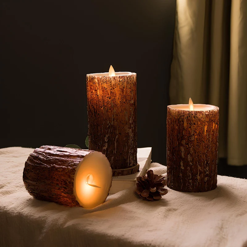 Flameless Block Candles