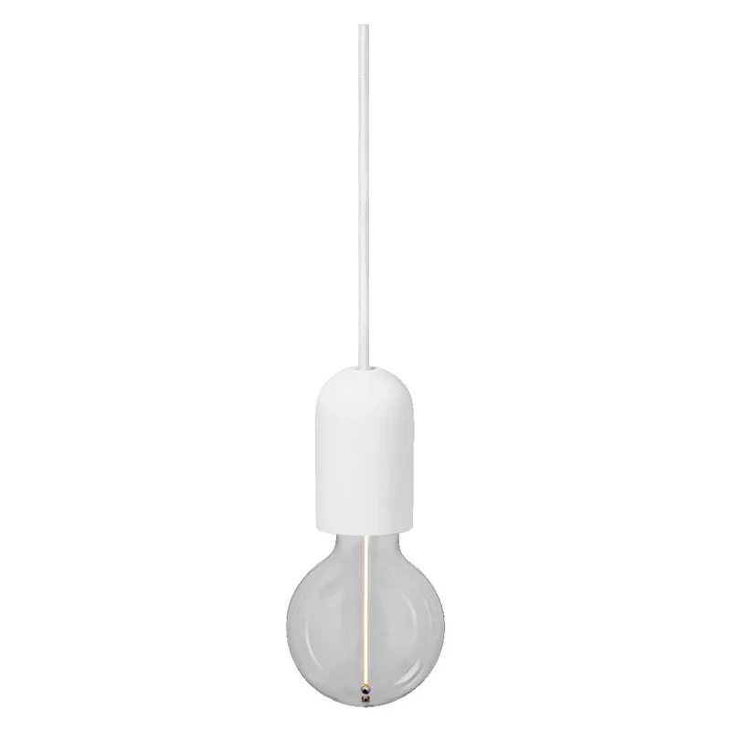 OSRAM Vintage 1906® Lampada a sospensione ROUND PLASTER E27, bianca