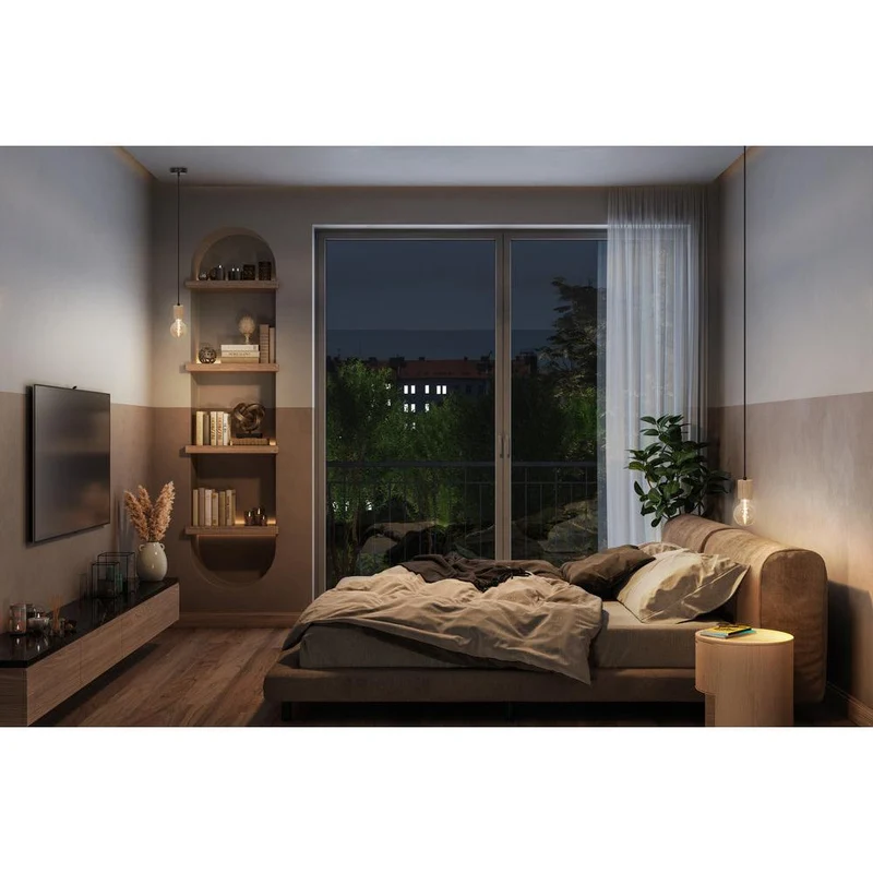 OSRAM Vintage 1906® lampada a sospensione CYLINDER E27, legno