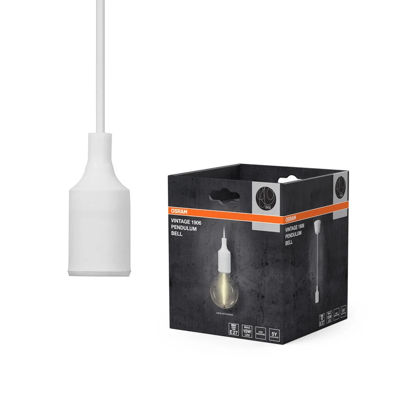 OSRAM Vintage 1906® Lampada a sospensione BELL E27, bianca