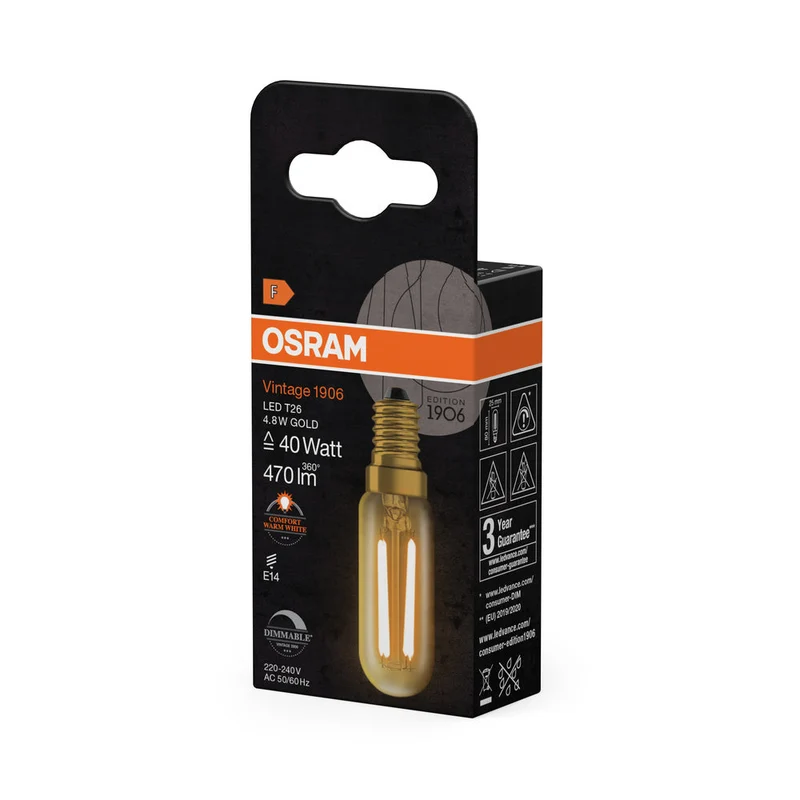 Vintage 1906 LED Forme Speciali Dimmerabile 4.8W 822 Oro E14 2