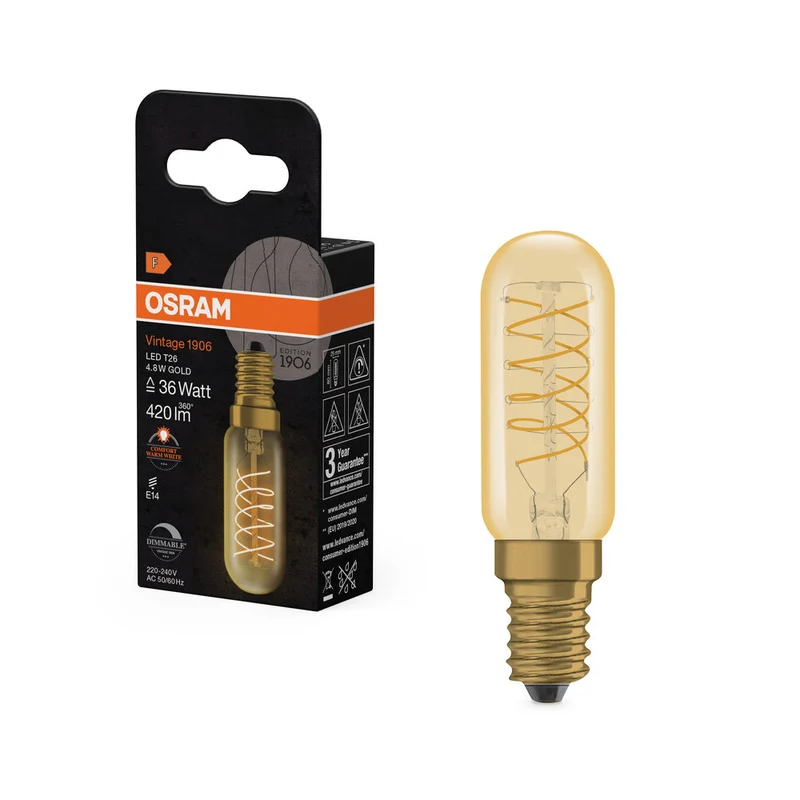 Vintage 1906 LED Forme Speciali Dimmerabile 4.8W 822 Oro E14 1