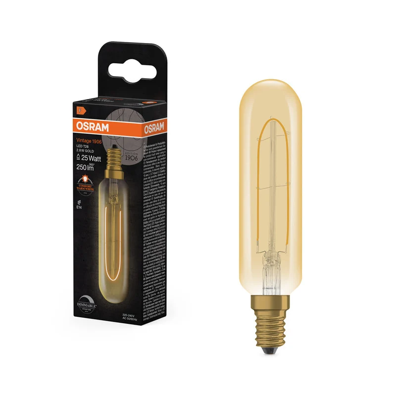 Vintage 1906 LED Forme Speciali Dimmerabile 2.8W 822 Oro E14 3