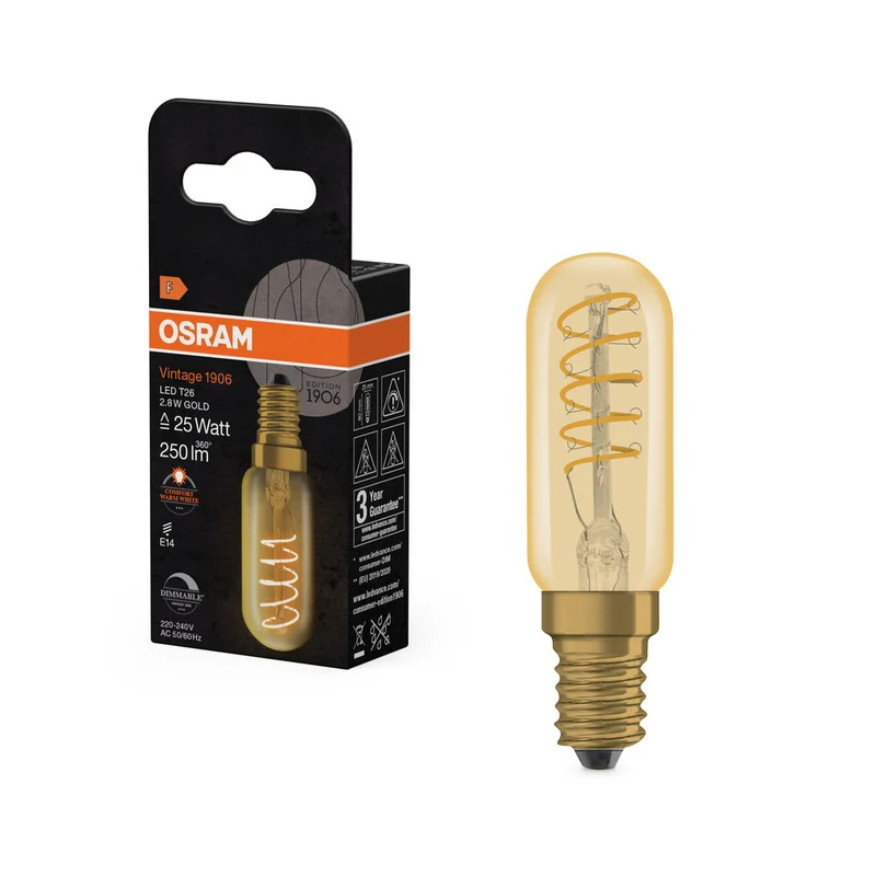 Vintage 1906 LED Forme Speciali Dimmerabile 2.8W 822 Oro E14 1
