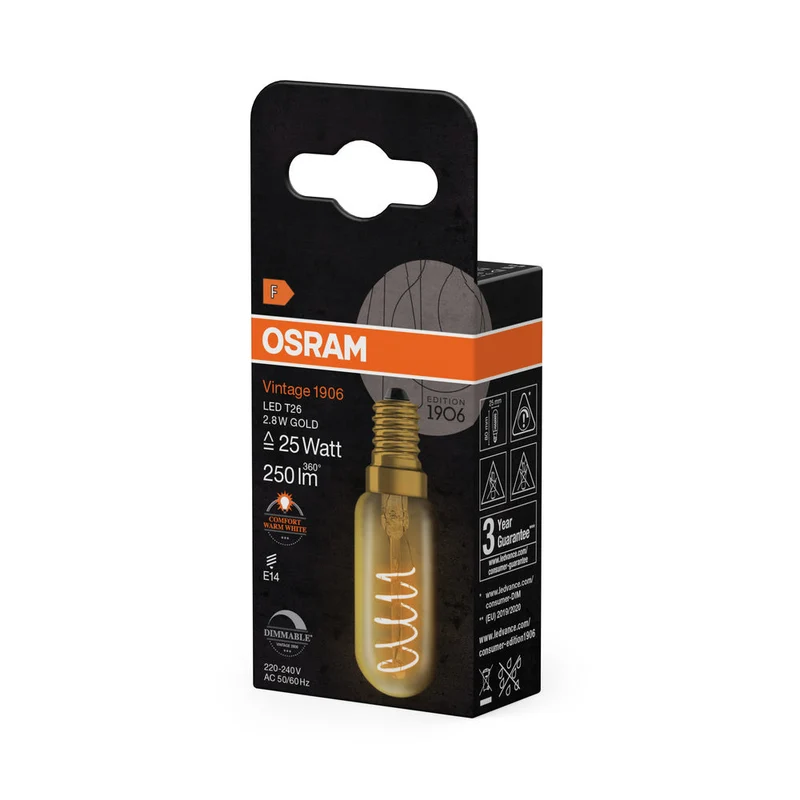 Vintage 1906 LED Forme Speciali Dimmerabile 2.8W 822 Oro E14 1