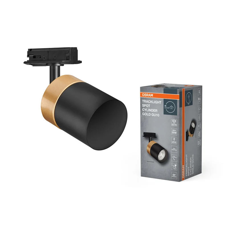 OSRAM FARETTO A BINARIO Sistema a binario lampada, oro/nero