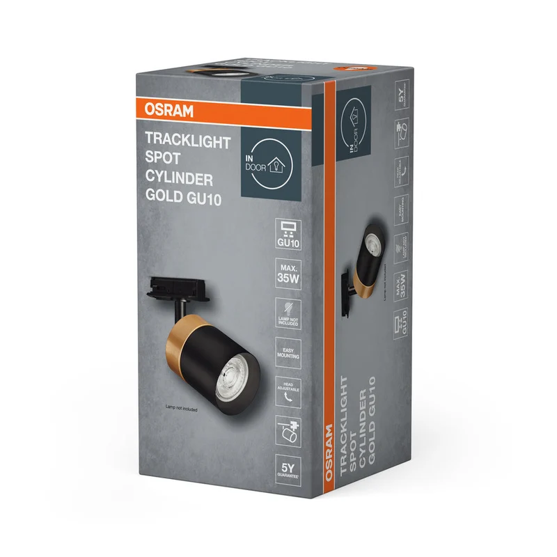 OSRAM FARETTO A BINARIO Sistema a binario lampada, oro/nero