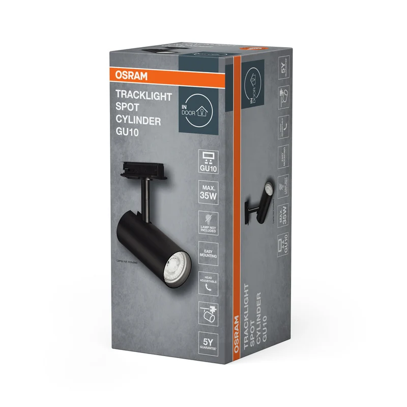 OSRAM Faretto per binario sistema di illuminazione, nero