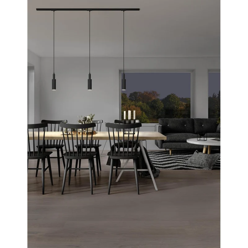OSRAM FARETTO A BINARIO PENDENTE CILINDRO Lampada a sospensione GU10 nero
