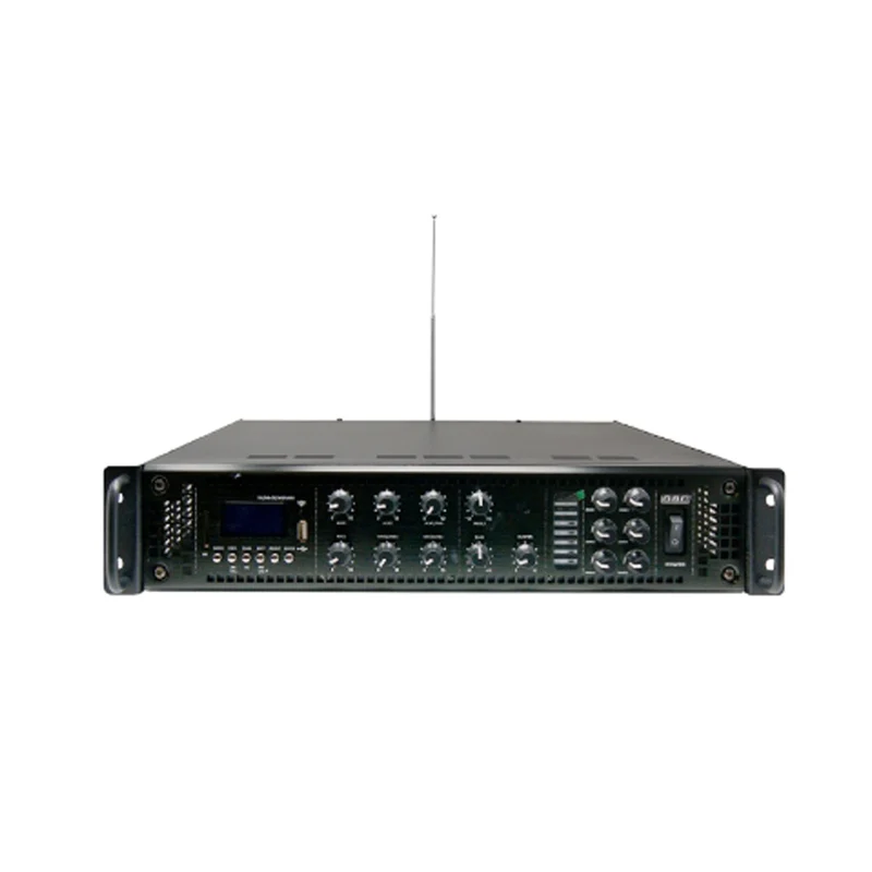 GBC Amplificatore integrato di potenza, amplificatore bluetooth a 6 zone con MP3, DAB, FM SCAN e ingresso USB